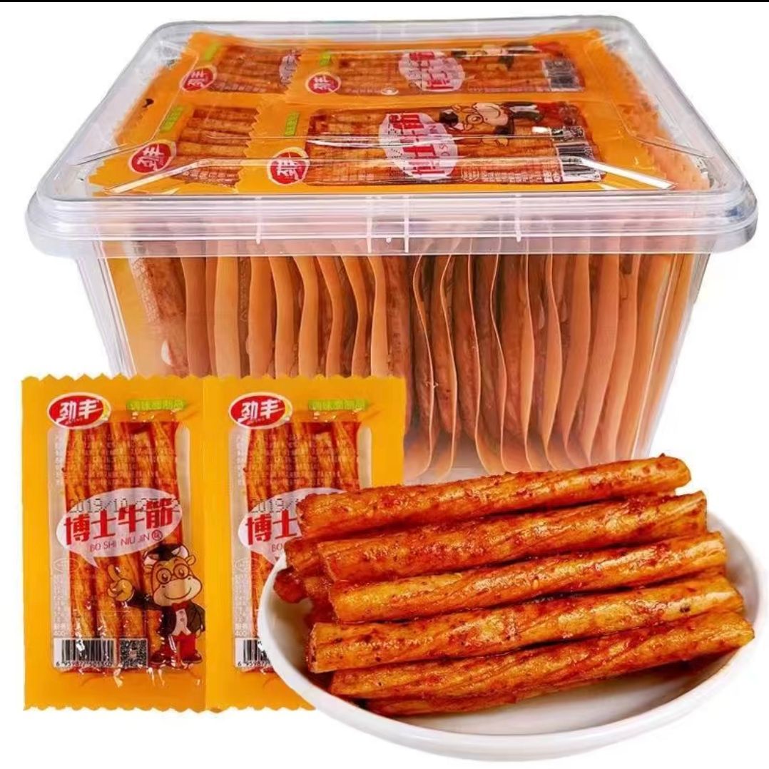 劲丰博士牛筋辣条辣片麻辣8090后儿时怀旧豆筋零食小食品面筋美味 到手价¥4.80