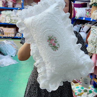 法式浪漫腰枕(含芯)30*50白色